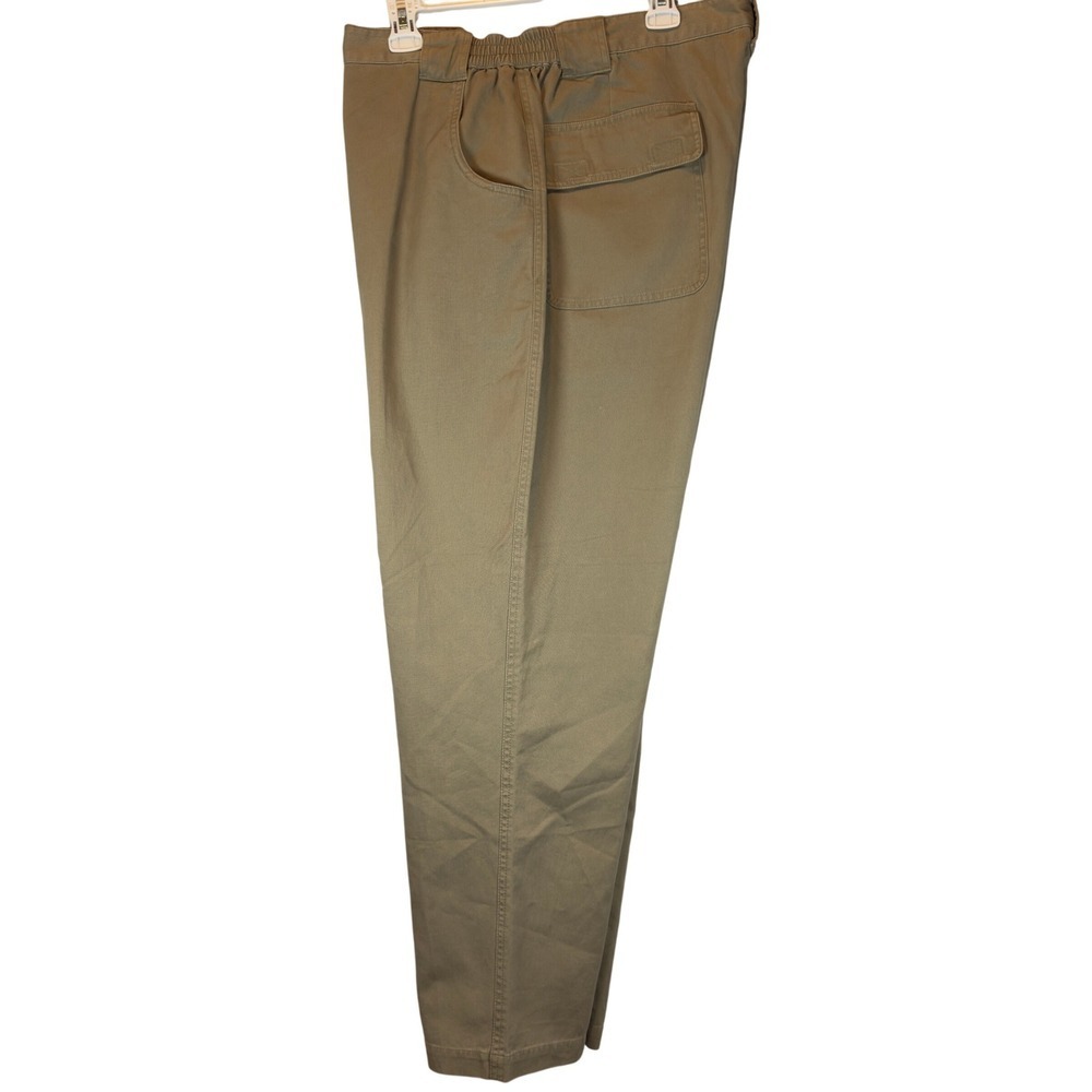 Roundtree & Yorke Outdoors Classic Fit Straight Leg Tan Micro Corduroy Pants 42 - Picture 2 of 9